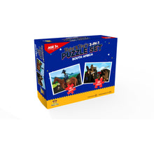Load image into Gallery viewer, Sheni and Teni's 2-in-1 Puzzle Set - South Africa