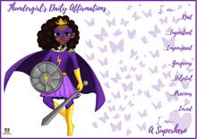 Load image into Gallery viewer, Thundergirl's Affirmative Wall Art