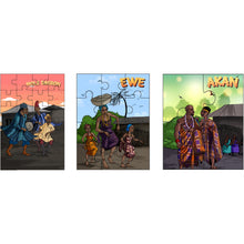 Load image into Gallery viewer, Sheni and Teni&#39;s 3-in-1 Puzzle Set - Ghana
