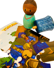 Load image into Gallery viewer, Sheni and Teni&#39;s Tact-Isle Toys Puzzle and Peg Doll Bundle
